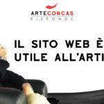 Il sito web è utile all’artista? / ArteConcas Risponde