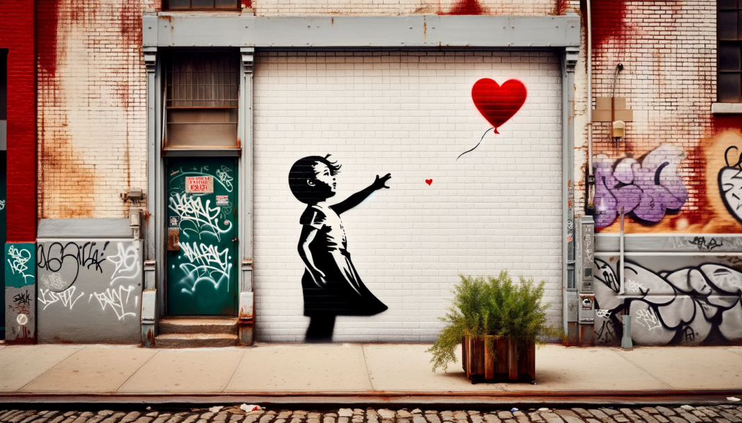 Quadro – speranza (Banksy)