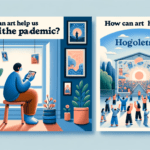 DALL·E 2023-11-07 01.39.25 – Design two 16_9 cover images for the article ‘How Can Art Help Us Navigate the Pandemic_’. The first image should portray a comforting scene with art