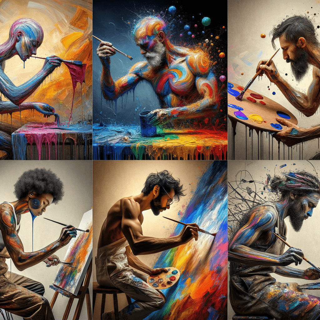 5 artisti che dipingono con il loro corpo