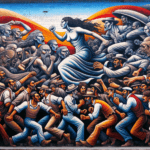 David Alfaro Siqueiros è stato uno dei protagonisti principali del movimento murale messicano, un movimento che ha visto l’arte come uno strumento di cambiamento sociale e politico. Attraverso i suoi murales, Siqueiros non solo ha decorato pareti ma ha anche trasmesso messaggi potenti di lotta e resistenza, influenzando generazioni di artisti e attivisti. I