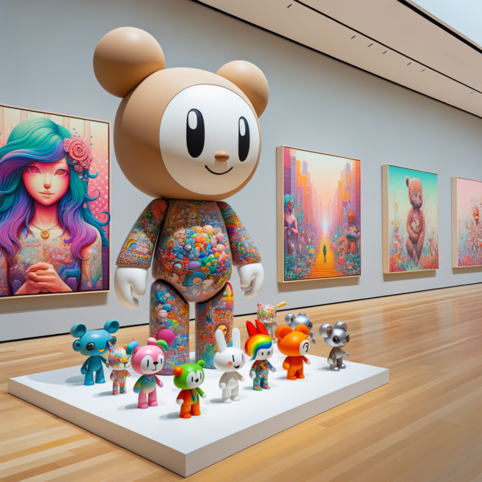 L'esposizione serve anche come promemoria, o introduzione, ai personaggi e alle figure che hanno definito il marchio di Murakami nel corso degli ultimi due decenni. Opere rappresentative come le sculture di Kaikai e Kiki e il coloratissimo Mr. DOB sottolineano l'impronta duratura dell'artista nel mondo dell'arte contemporanea.