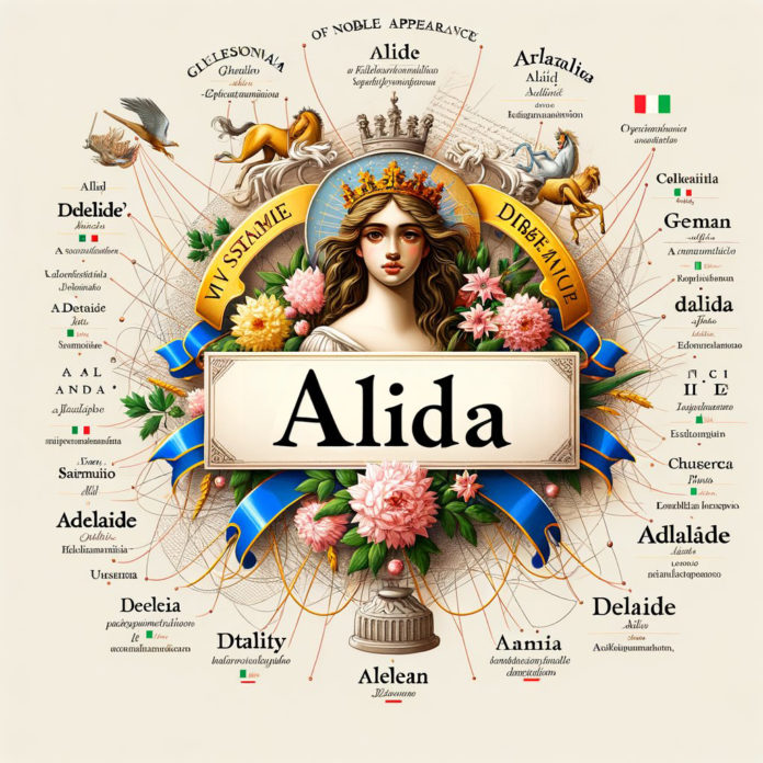 Il nome Alida ha origini che si possono ricondurre alla lingua germanica, derivando dal nome "Adelheid", che è stato poi trasformato in molti modi nelle varie lingue europee. In Italia, Alida è considerato una variante di Adelaide, che significa "di nobile aspetto".