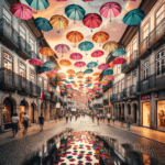 American Express ha supportato numerosi progetti artistici in tutto il mondo. Ecco alcuni esempi significativi: Installazione “The Umbrella Sky Project” in Portogallo: Un progetto che ha trasformato le strade di Águeda in un’esplosione di colori con ombrelli sospesi.