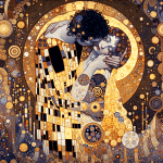 Gustav Klimt e bacio d’Oro