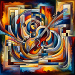 La Sinfonia Cromatica di Wassily Kandinsky. Esamina l\’evoluzione di Kandinsky verso l\’astrattismo e come i suoi lavori abbiano esplorato la connessione tra colore e musica.