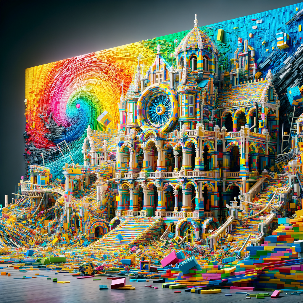 LEGO e l'Arte: quando le costruzioni diventano capovalori