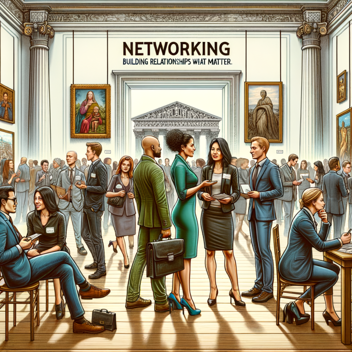 Networking per Professionisti dell'Arte: Costruire Relazioni che Contano. Consigli su come i professionisti dell'arte possono costruire reti efficaci per supportare la loro crescita professionale e espandere le loro opportunità di carriera.