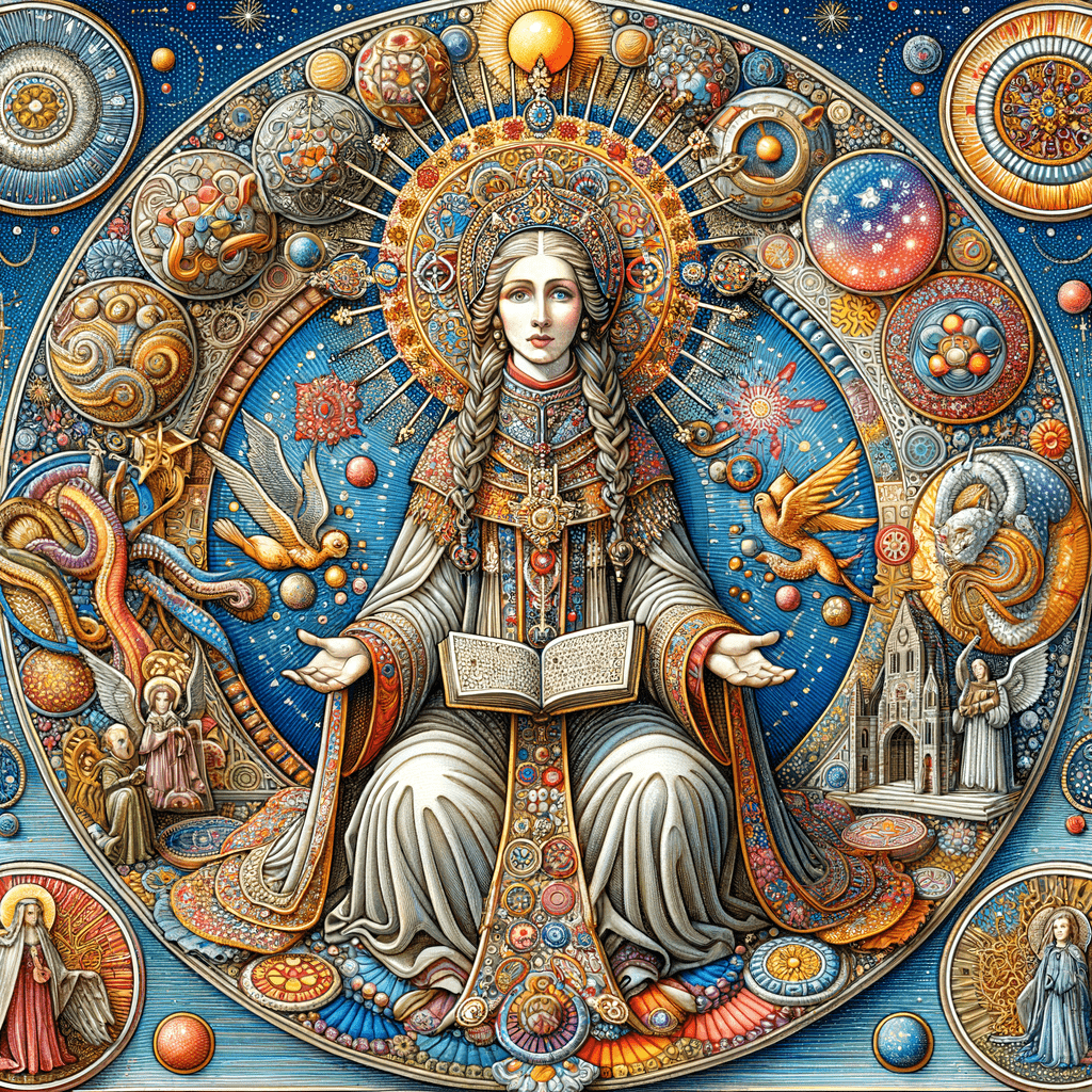 Hildegard von Bingen: Miniaturista, Mistica e Scienziata. Profonda il talento artistico di Hildegard von Bingen, esplorando le sue opere miniaturistiche ricche di complessità e bellezza.