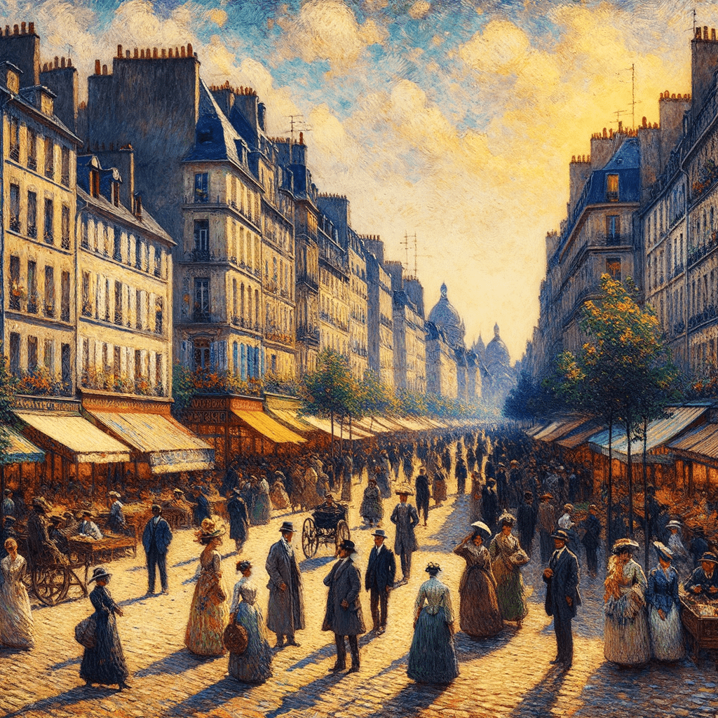 Classifica delle 10 Scene Urbane Impressioniste Più Vivide. Esplora i migliori dipinti impressionisti che ritraggono la vita urbana, dalla Parigi di fine Ottocento ai boulevards animati.