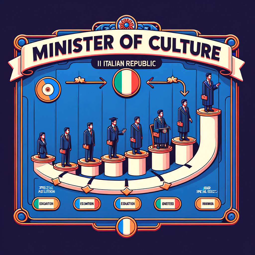 Come si diventa Ministro della Cultura della repubblica italiana?